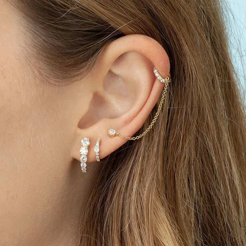 Boucles d’Oreilles en Argent 925 – Minimalisme & Éclat Intemporel