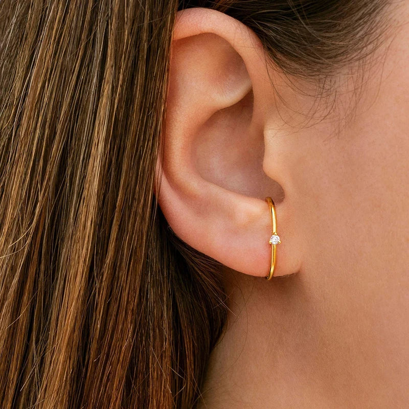 Boucles d’Oreilles en Argent 925 – Minimalisme & Éclat Intemporel