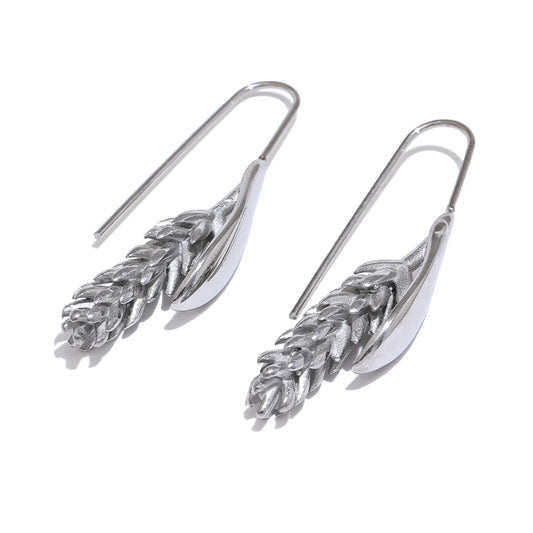 Boucles d’oreilles épi de blé doré – design délicat