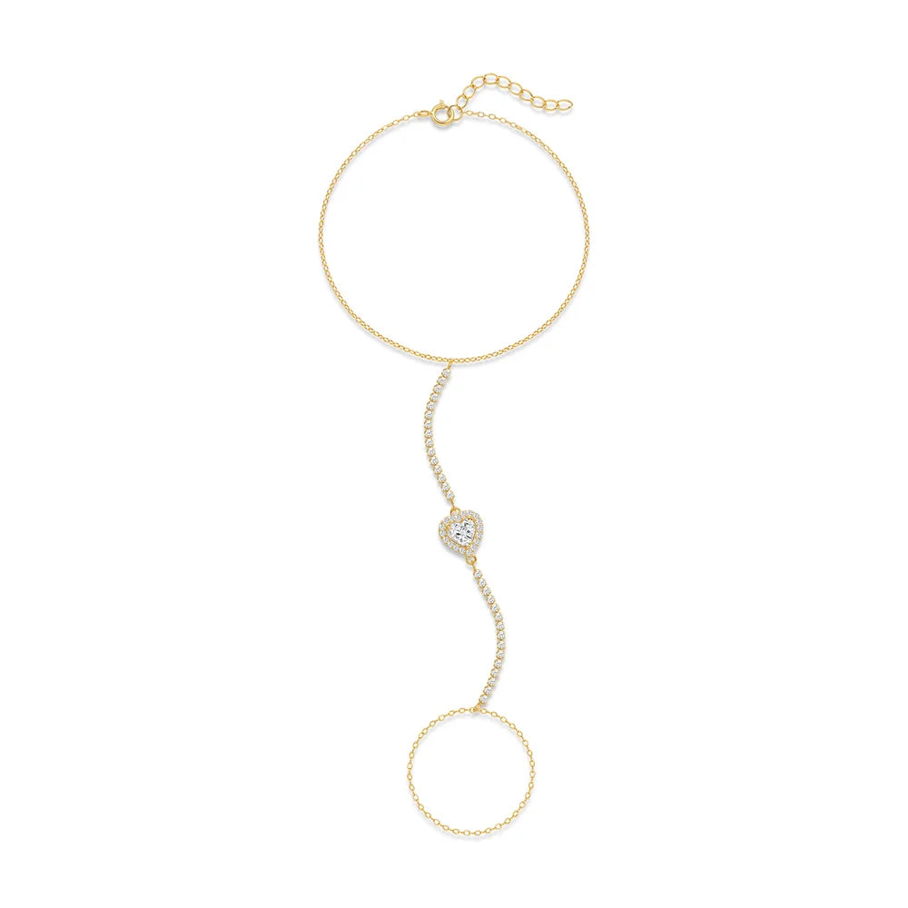Bracelet Chaîne de Main Chic – L’Élégance au Bout des Doigts