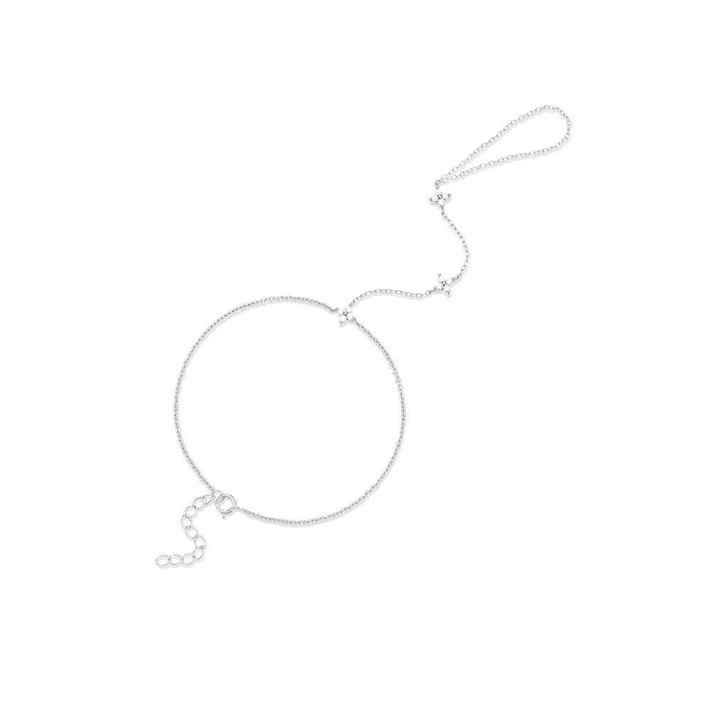 Bracelet Chaîne de Main Chic – L’Élégance au Bout des Doigts