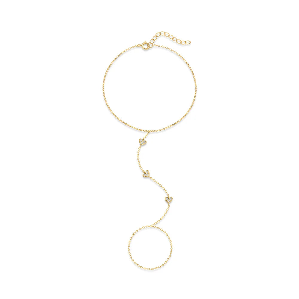 Bracelet Chaîne de Main Chic – L’Élégance au Bout des Doigts