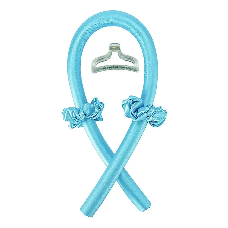 Bigoudis sans chaleur cheveux longs et courts – Bande à friser douce pour boucles naturelles