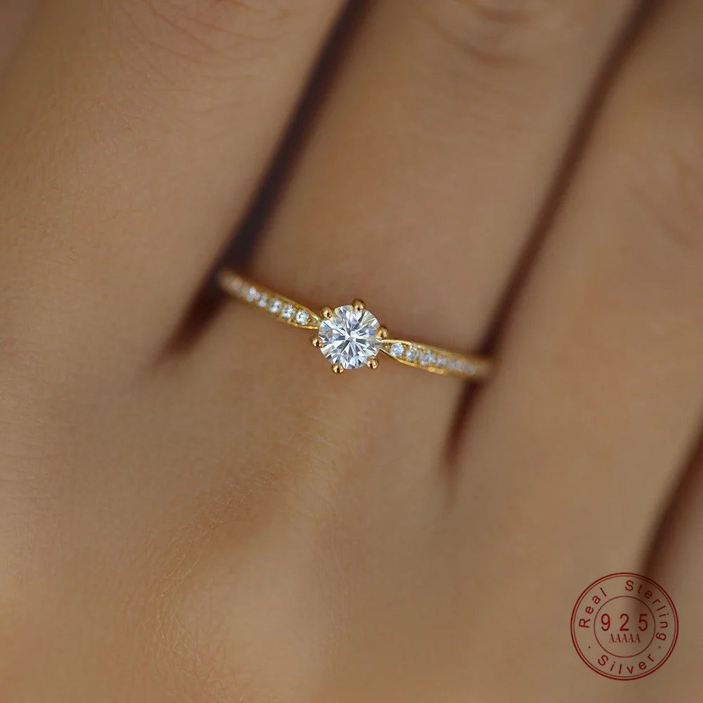 925 Silber Solitärring – Eleganz & zeitlose Ausstrahlung
