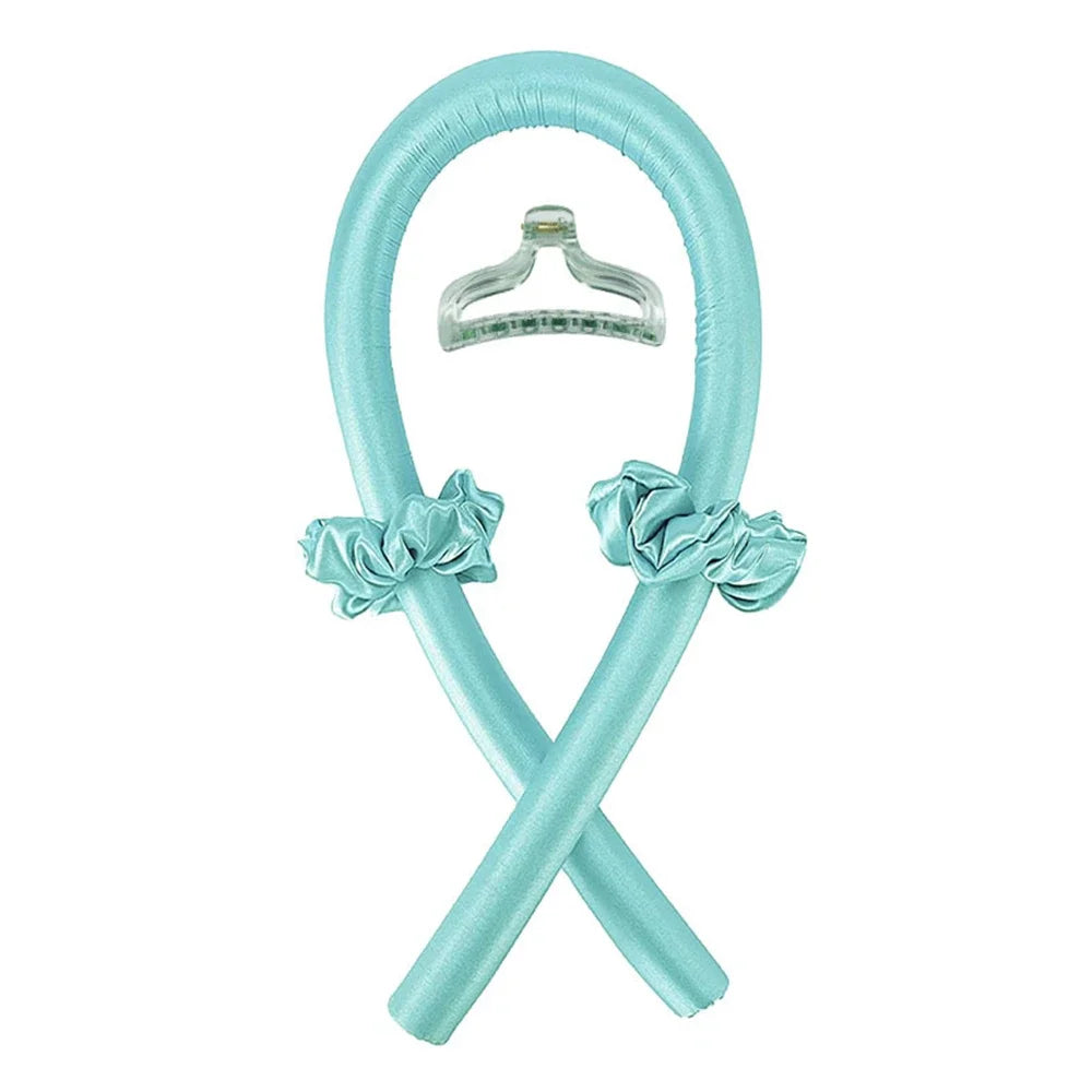 Bigoudis sans chaleur cheveux longs et courts – Bande à friser douce pour boucles naturelles