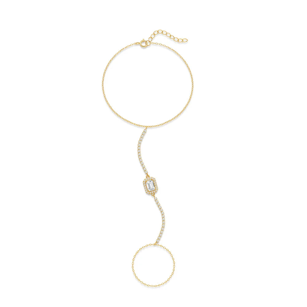 Bracelet Chaîne de Main Chic – L’Élégance au Bout des Doigts