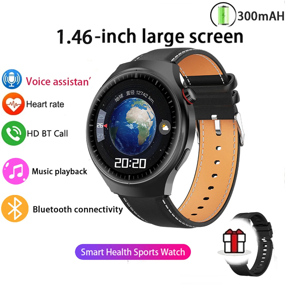 Montre Connectée Sport 2025 – Écran AMOLED HD, Appels Bluetooth, GPS, Santé | Homme & Femme