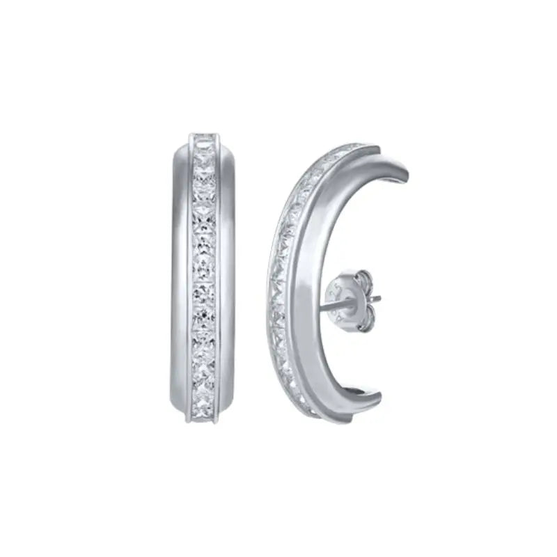 Boucles d’Oreilles en Argent 925 – Minimalisme & Éclat Intemporel