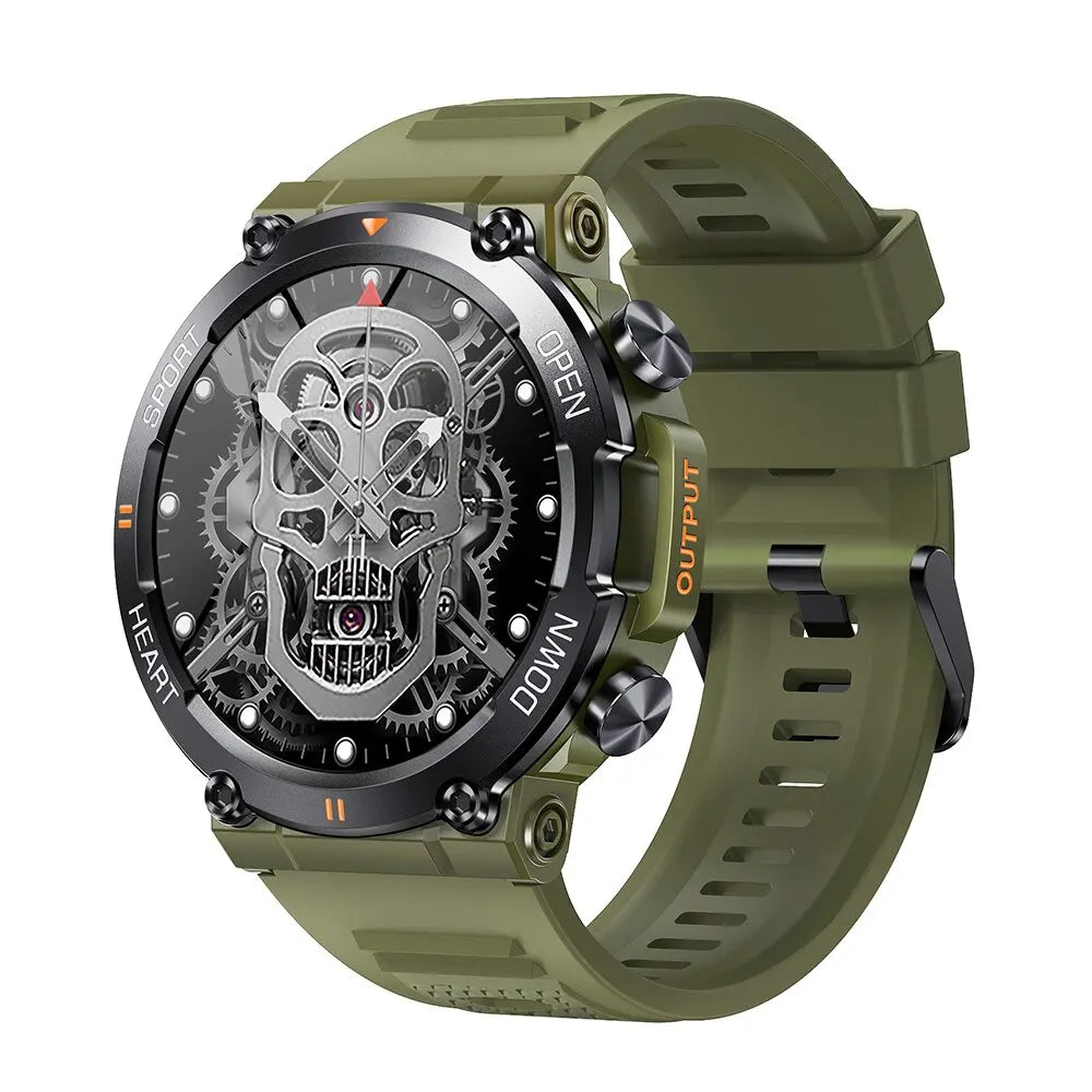 Montre Connectée Sport Homme – Écran HD, Appels Bluetooth, Cardio & Fitness | Android iOS