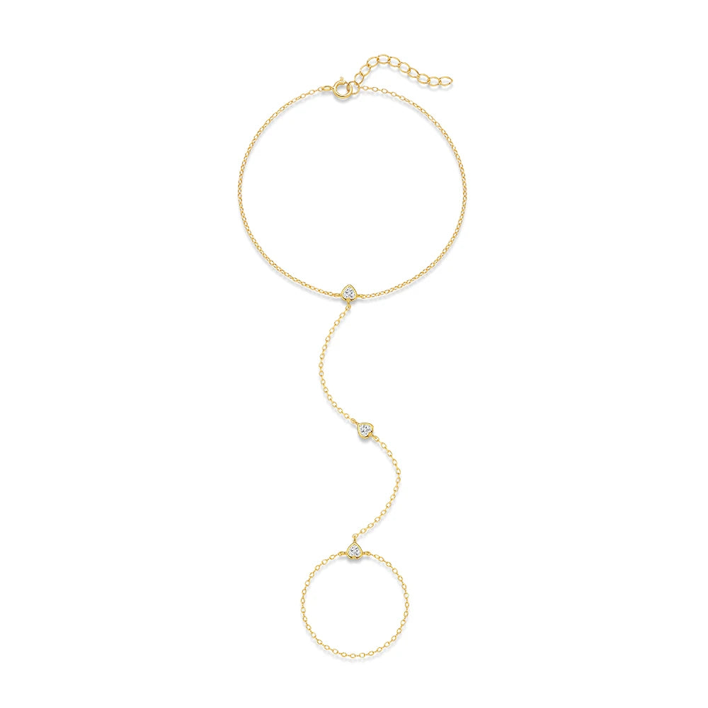 Bracelet Chaîne de Main Chic – L’Élégance au Bout des Doigts