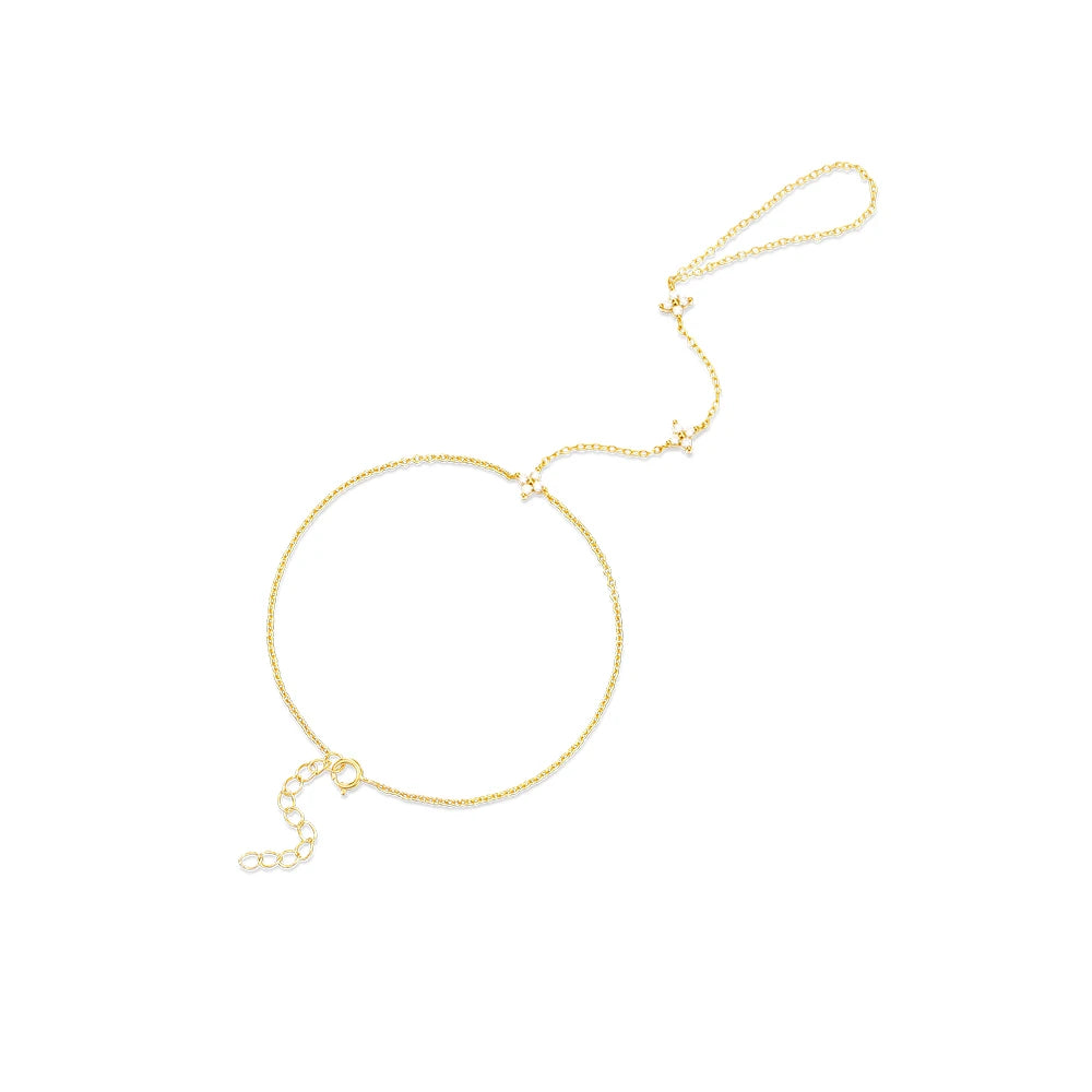 Bracelet Chaîne de Main Chic – L’Élégance au Bout des Doigts