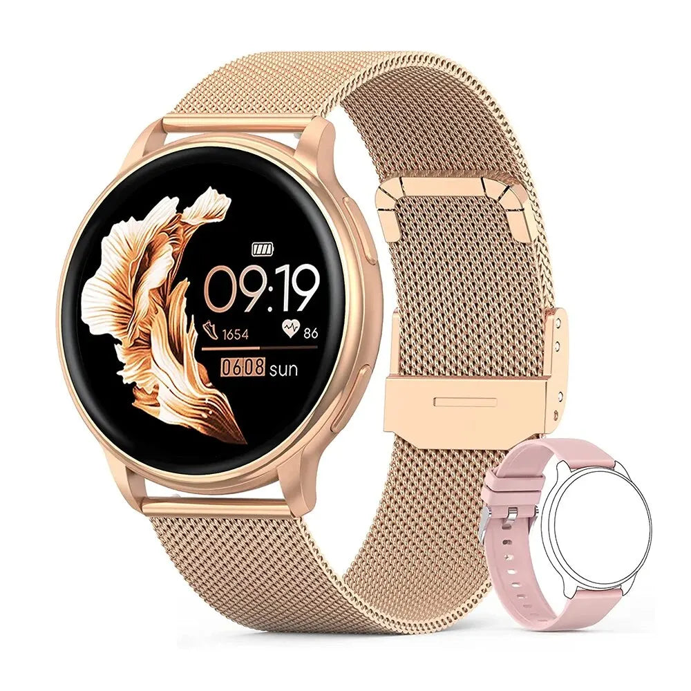 Montre Connectée Bluetooth – Appels, Tracker Fitness & Cardio | Homme & Femme Android iOS