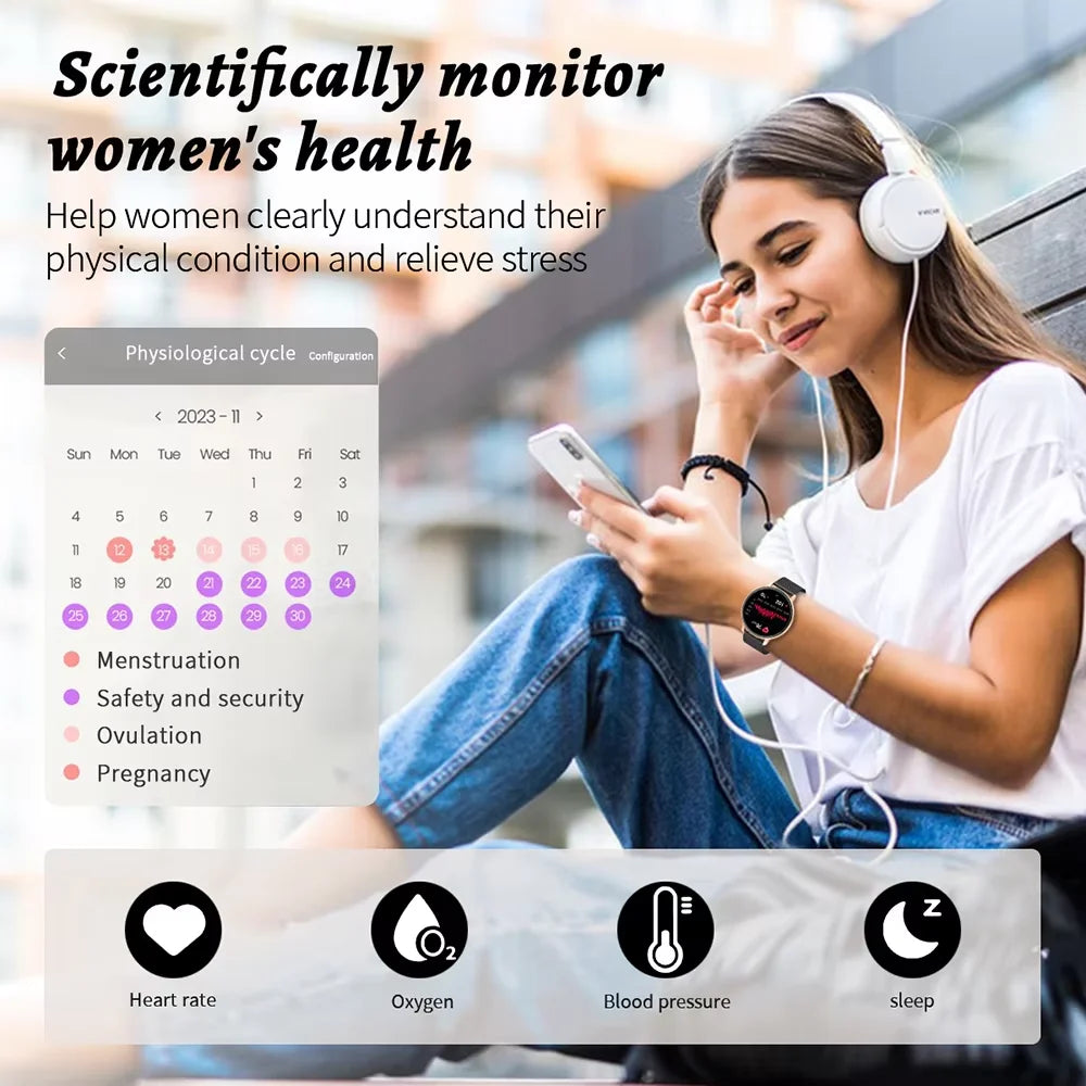 Montre connectée Xiaomi femme & homme – Smartwatch Bluetooth, écran HD 1,39’’, IP68, moniteur santé & sport