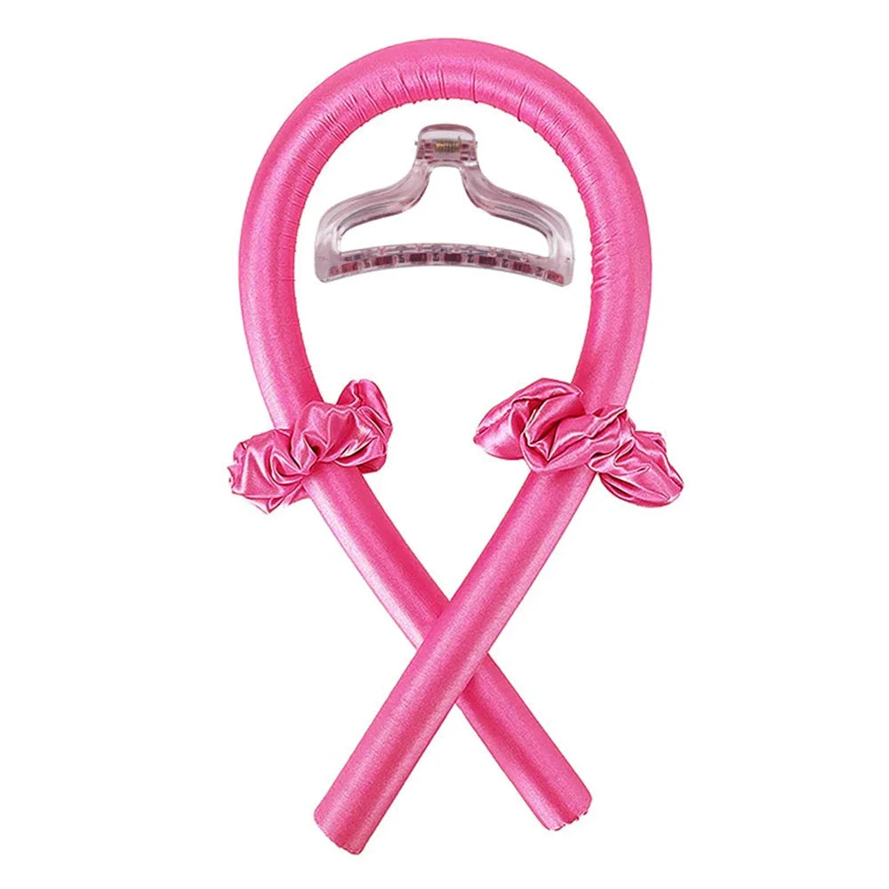 Bigoudis sans chaleur cheveux longs et courts – Bande à friser douce pour boucles naturelles