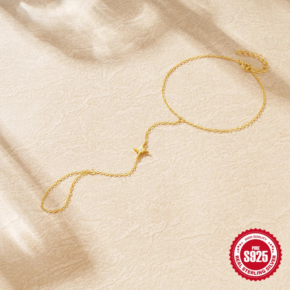 Bracelet Chaîne de Main Chic – L’Élégance au Bout des Doigts