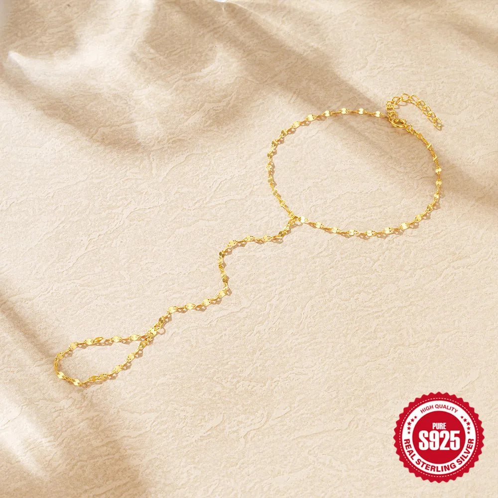 Bracelet Chaîne de Main Chic – L’Élégance au Bout des Doigts