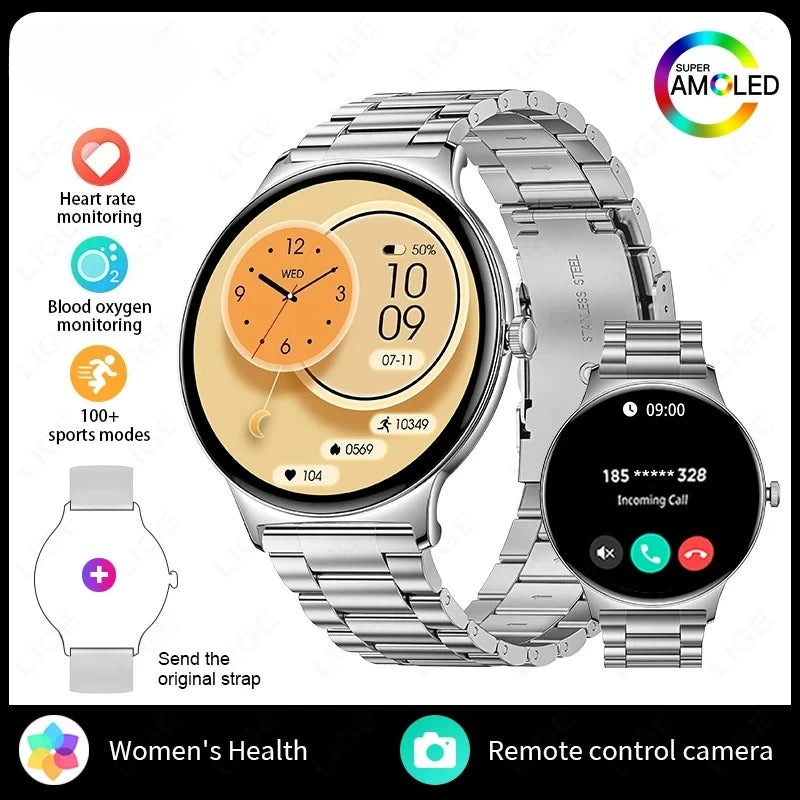 Montre connectée Xiaomi AMOLED 1,43’’ – Smartwatch femme & homme, appels Bluetooth, sport & santé, étanche IP67