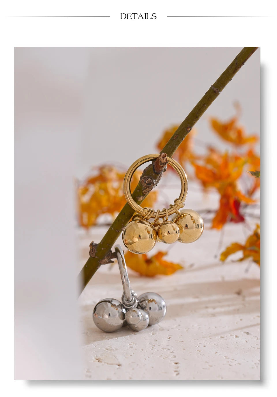 Goldener Kugelring – Auffälliges und modernes Design