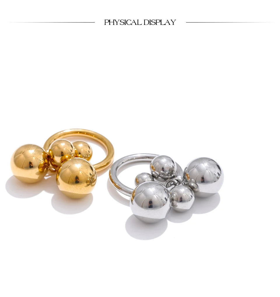 Goldener Kugelring – Auffälliges und modernes Design