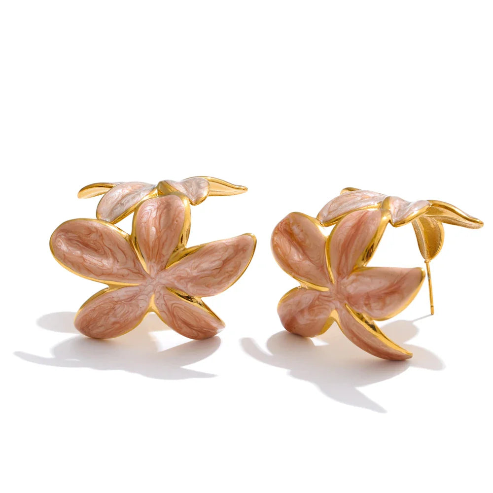 Boucles d’oreilles en acier inoxydable