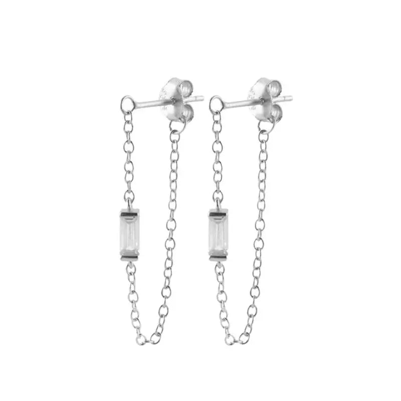 Boucles d’Oreilles en Argent 925 – Minimalisme & Éclat Intemporel
