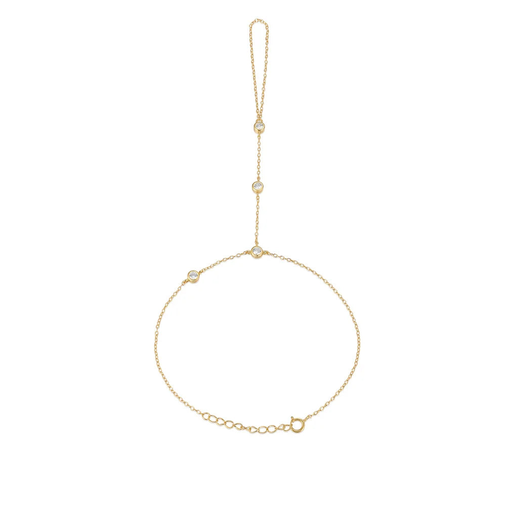 Bracelet Chaîne de Main Chic – L’Élégance au Bout des Doigts