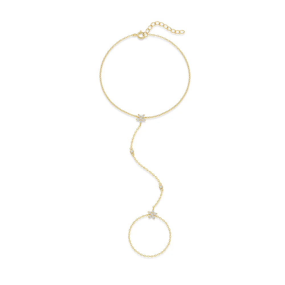 Bracelet Chaîne de Main Chic – L’Élégance au Bout des Doigts