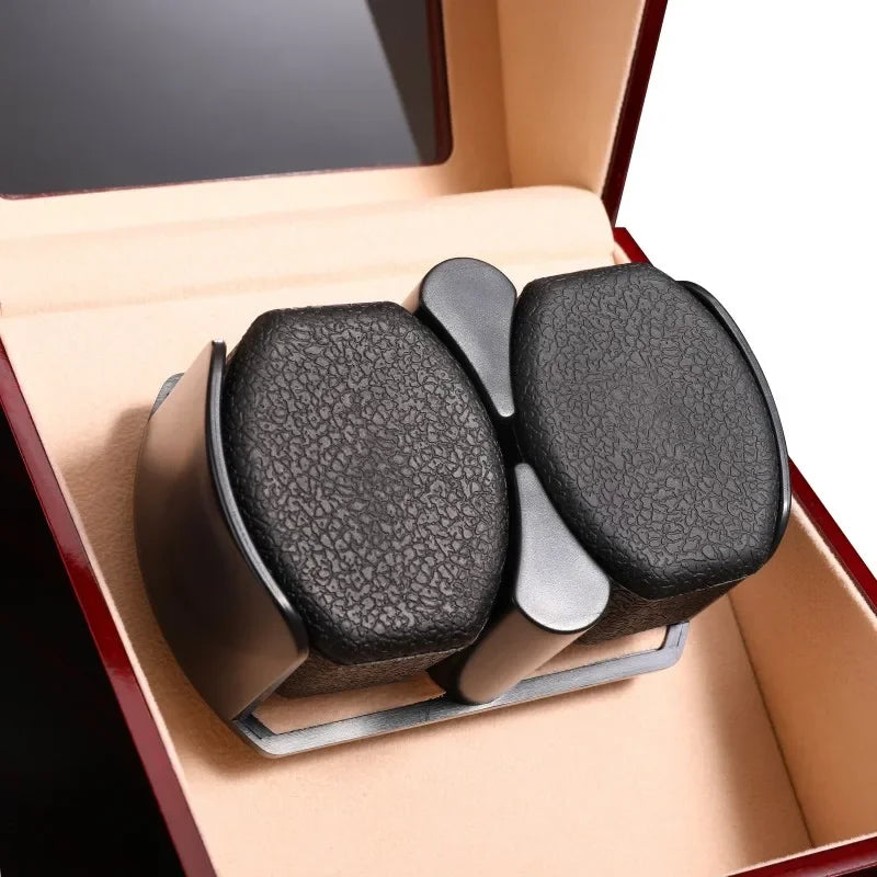 Remontoir automatique de montre luxe – Cadeau Noël & anniversaire, boîte à montre silencieuse Embers