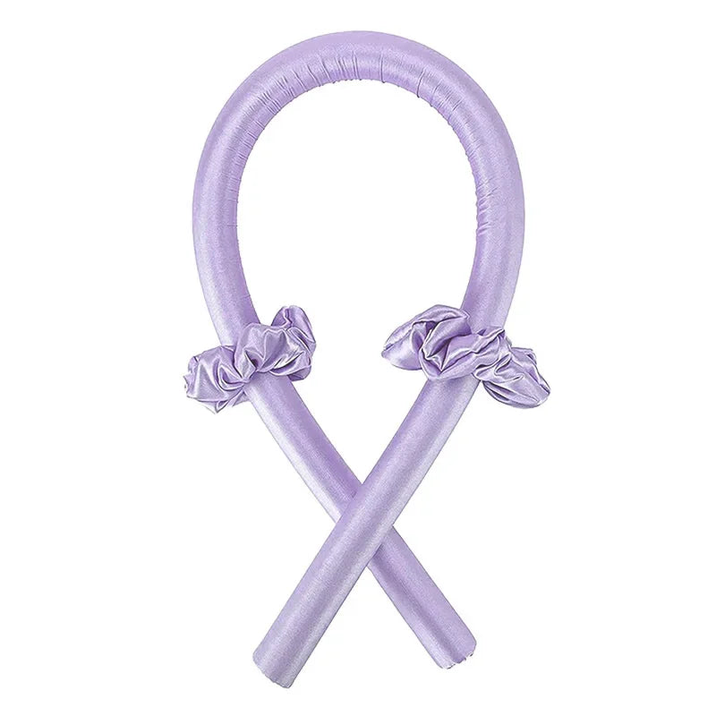 Bigoudis sans chaleur cheveux longs et courts – Bande à friser douce pour boucles naturelles