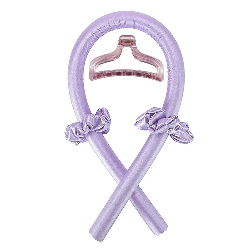 Bigoudis sans chaleur cheveux longs et courts – Bande à friser douce pour boucles naturelles
