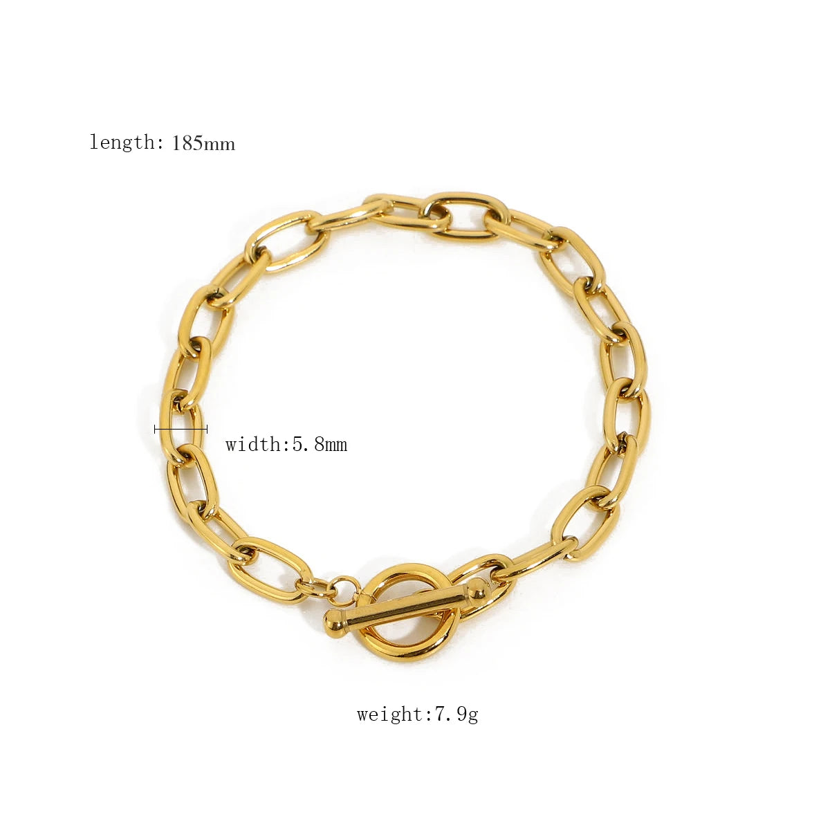 Bracelets femme dorés en acier inoxydable – Multi-chaînes 18K PVD au choix