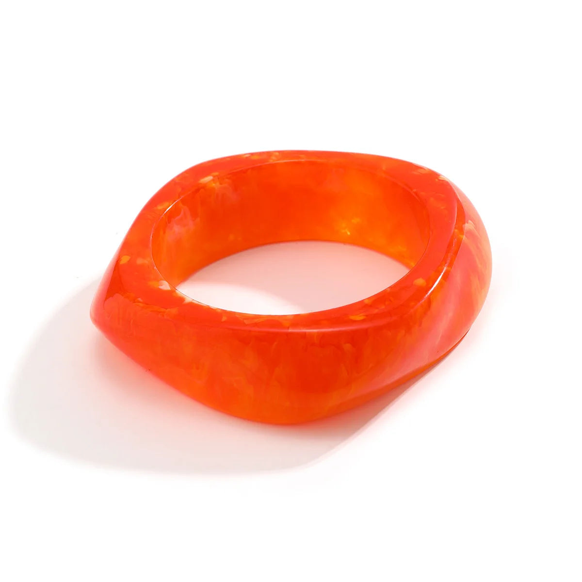 Manschettenarmband aus Harz – Vintage-Stil, unregelmäßige Formen