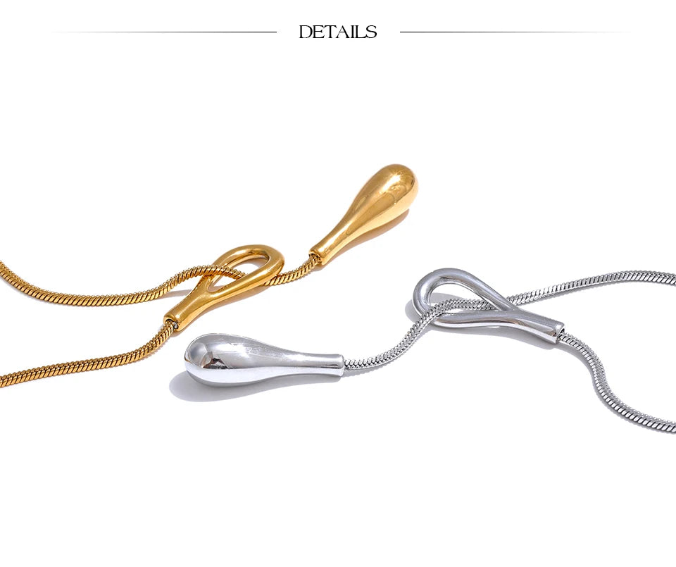 Elegante Halskette – 316L Edelstahl 18K Gold PVD plattiert
