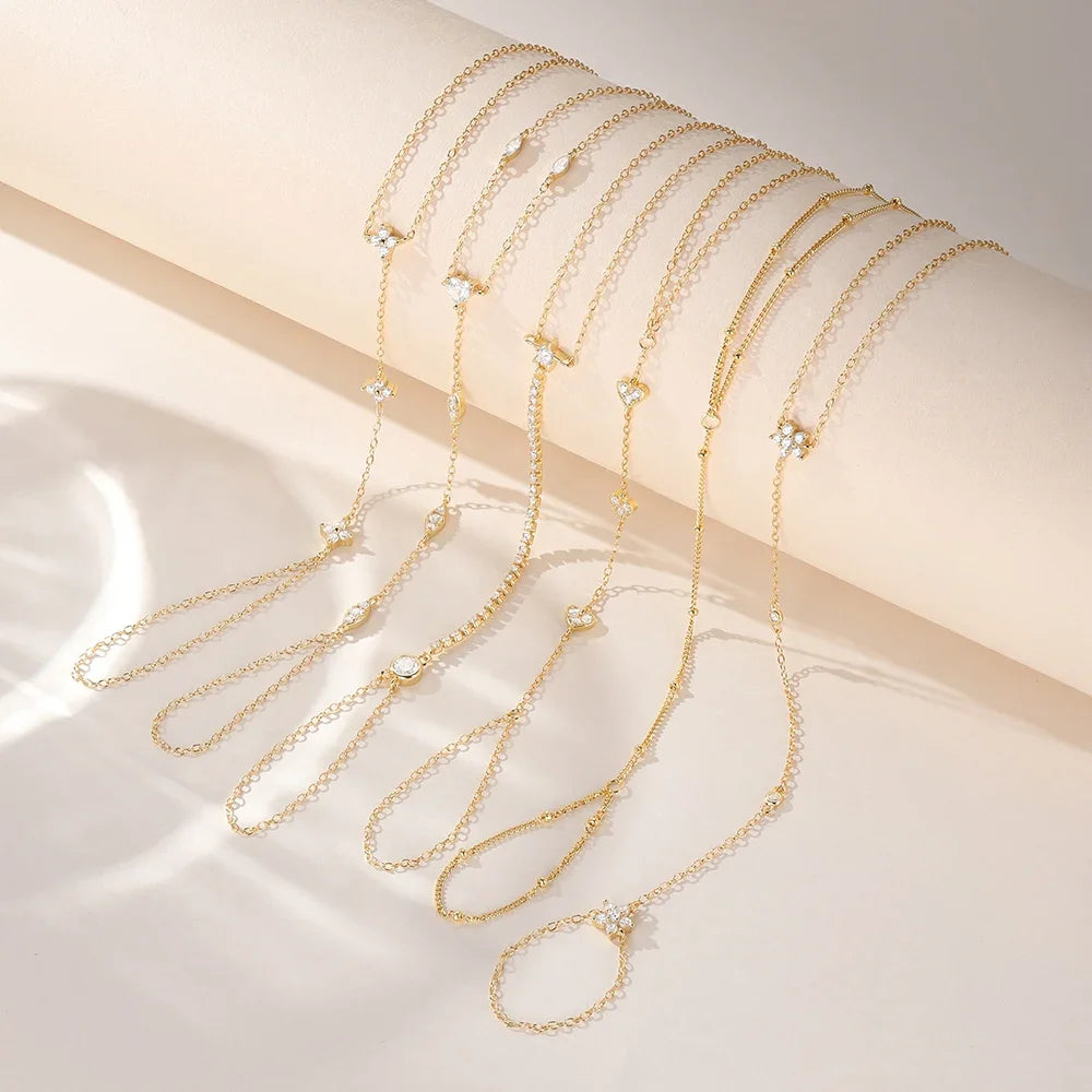 Bracelet Chaîne de Main Chic – L’Élégance au Bout des Doigts