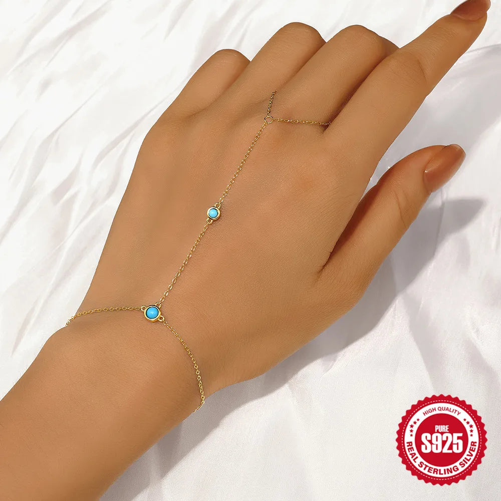 Bracelet Chaîne de Main Chic – L’Élégance au Bout des Doigts