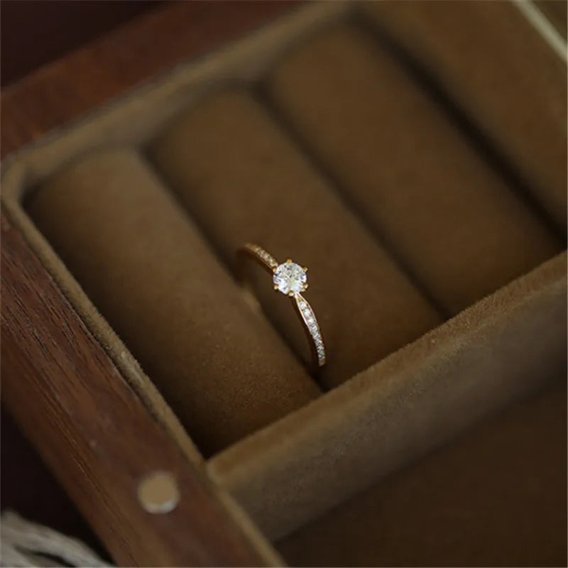925 Silber Solitärring – Eleganz & zeitlose Ausstrahlung