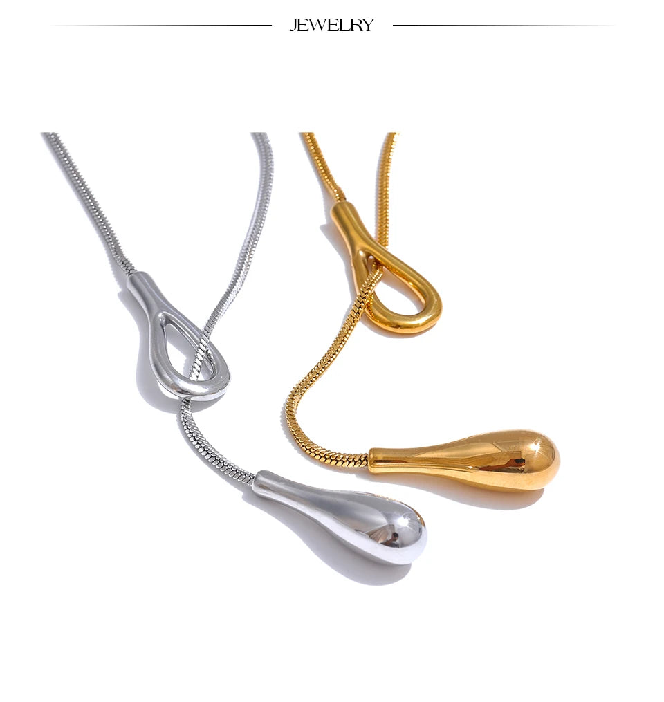 Elegante Halskette – 316L Edelstahl 18K Gold PVD plattiert