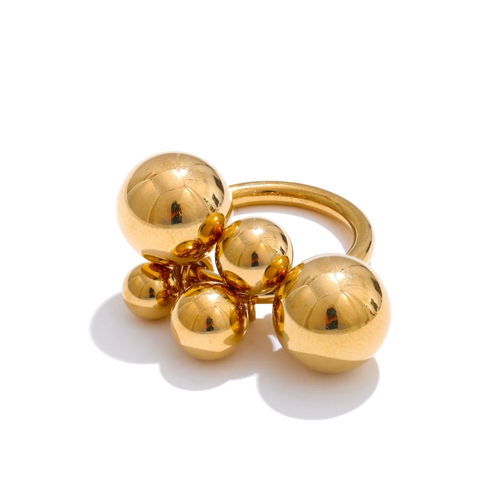 Goldener Kugelring – Auffälliges und modernes Design