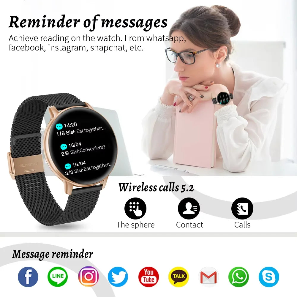 Montre connectée Xiaomi femme & homme – Smartwatch Bluetooth, écran HD 1,39’’, IP68, moniteur santé & sport