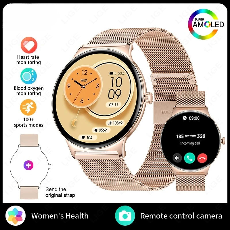 Montre connectée Xiaomi AMOLED 1,43’’ – Smartwatch femme & homme, appels Bluetooth, sport & santé, étanche IP67
