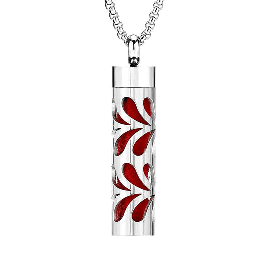 Collier diffuseur d’huiles essentielles inox