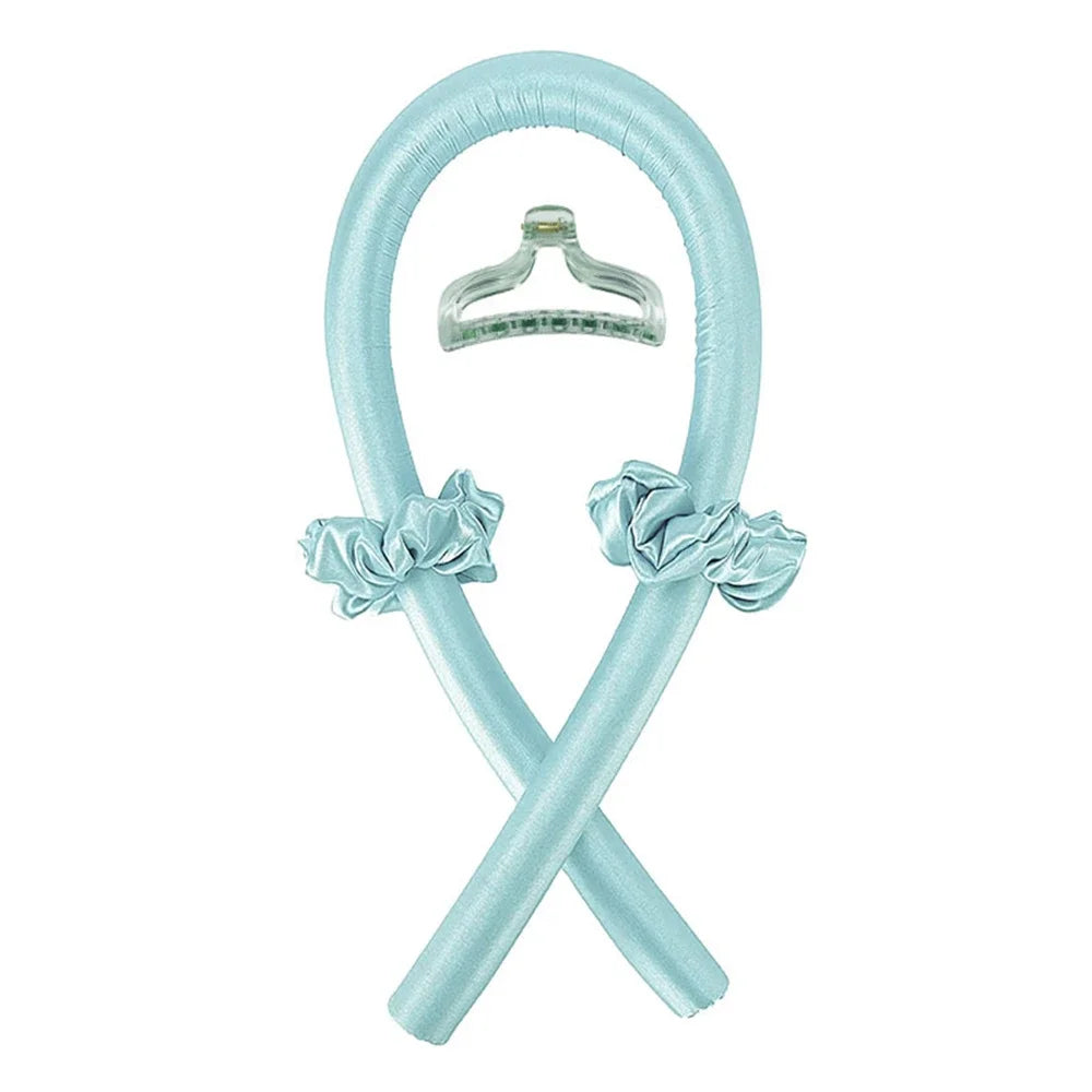 Bigoudis sans chaleur cheveux longs et courts – Bande à friser douce pour boucles naturelles