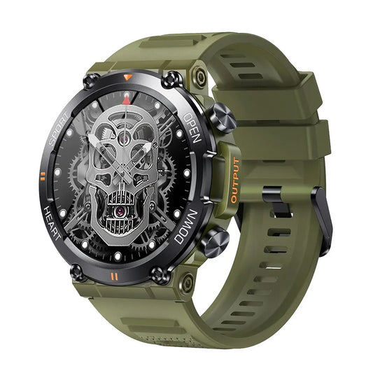 Montre Connectée Sport Homme – Écran HD, Appels Bluetooth, Cardio & Fitness | Android iOS
