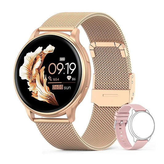 Montre Connectée Bluetooth – Appels, Tracker Fitness & Cardio | Homme & Femme Android iOS