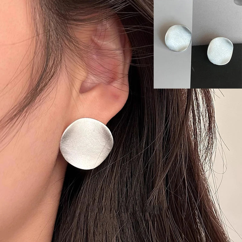 Boucles d’oreilles asymétriques étoile & lune en argent 925  Créoles plaqué or CZ tendance