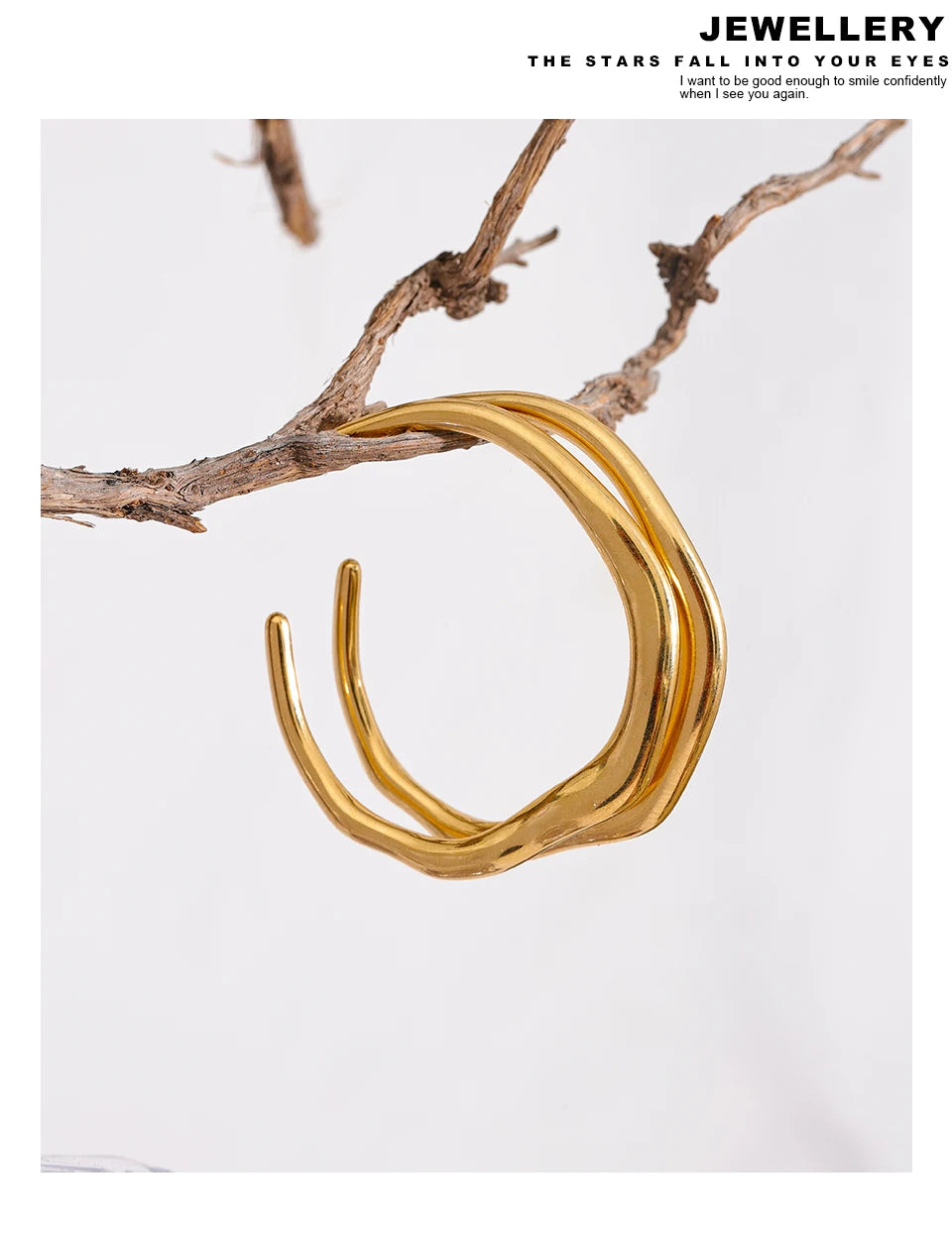 Boucles d'Oreilles Minimalistes en Acier Inoxydable – Design Géométrique