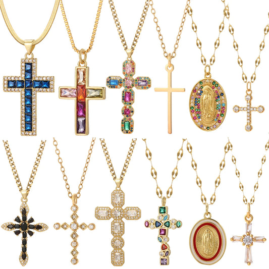 Collier Pendentif Croix – Élégance Spirituelle & Tendance