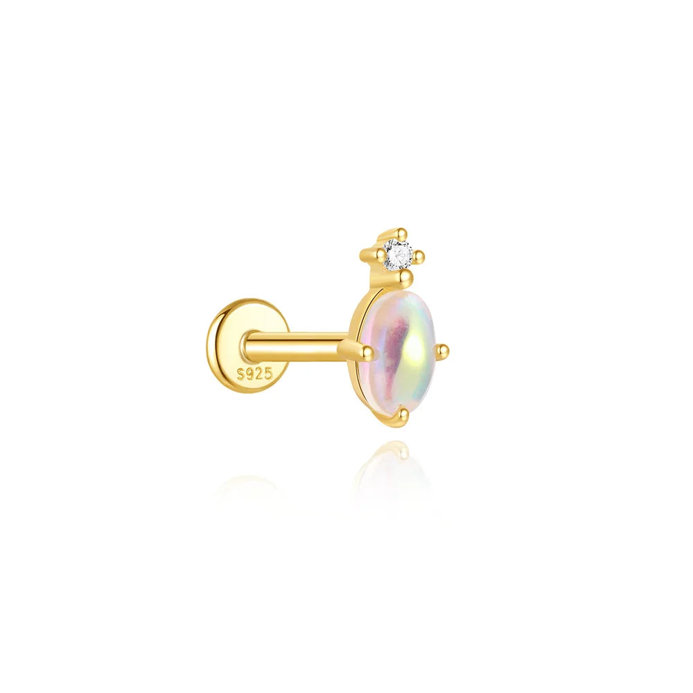 Chaînette d’oreille en argent 925 pour puces