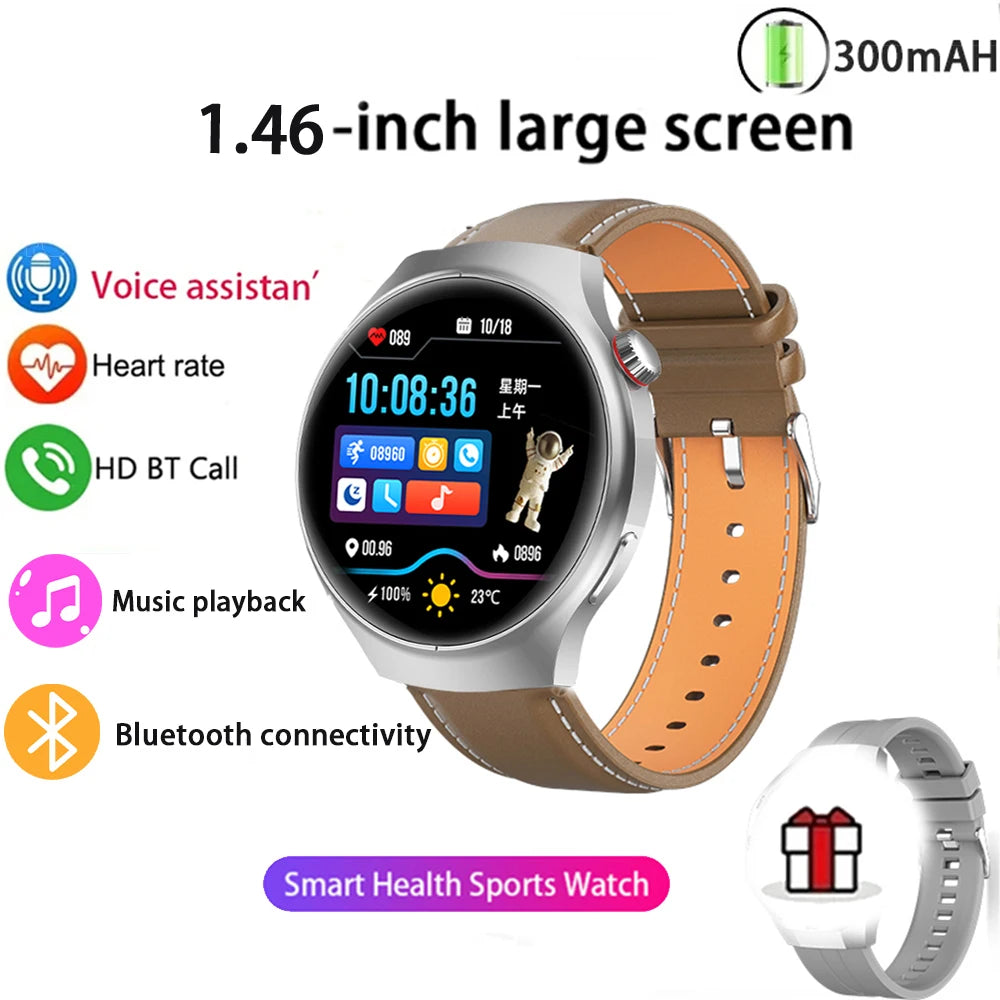 Montre Connectée Sport 2025 – Écran AMOLED HD, Appels Bluetooth, GPS, Santé | Homme & Femme