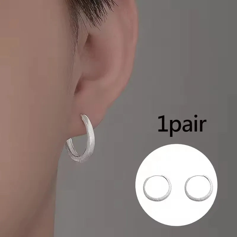 Boucles d’oreilles asymétriques étoile & lune en argent 925  Créoles plaqué or CZ tendance